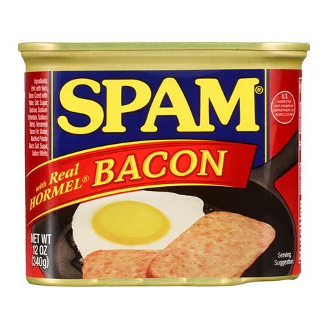 calories in spam|Calories in Spam Bacon from Hormel Foods